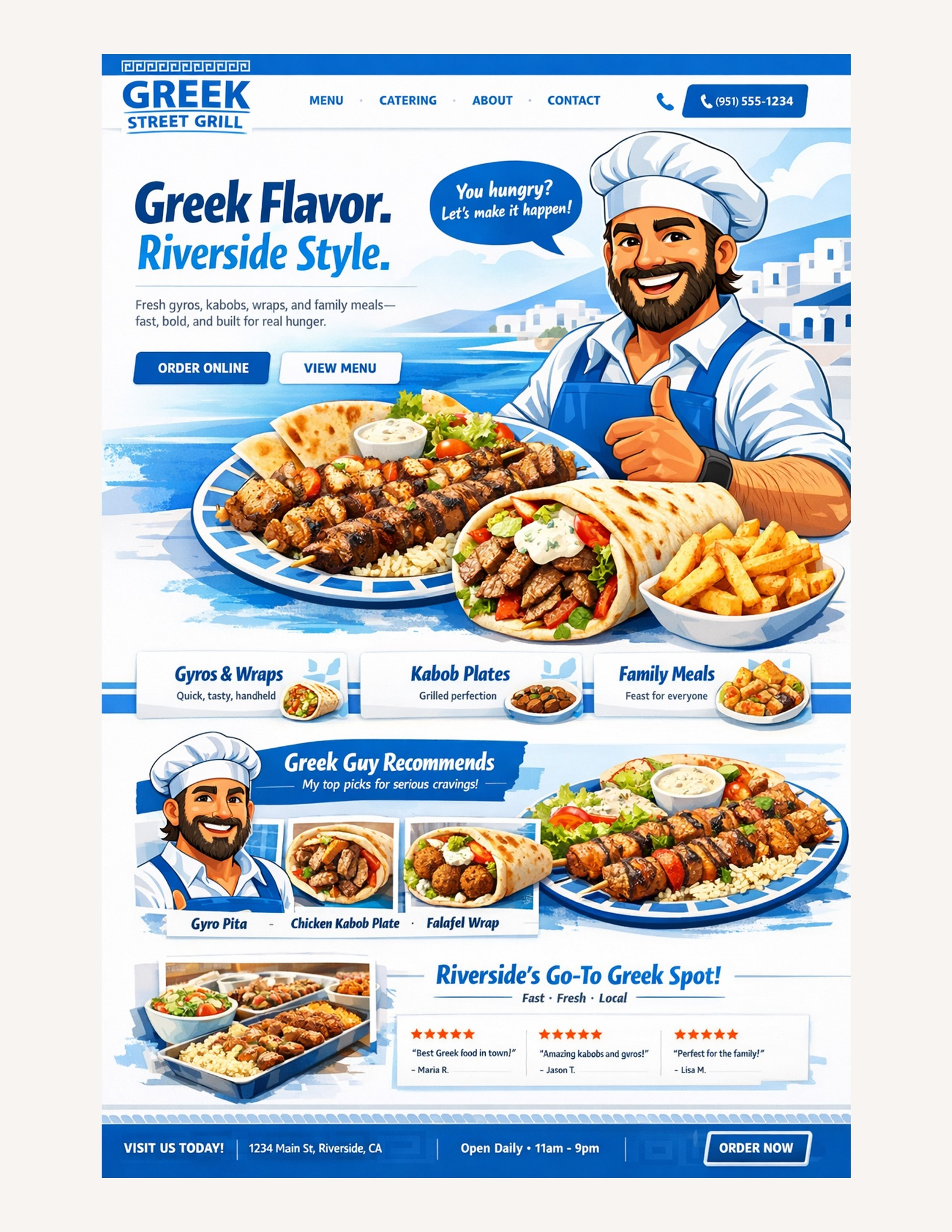 Featured Greek platter